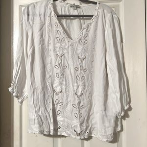 PLUS Women’s 2X Curvy White Top